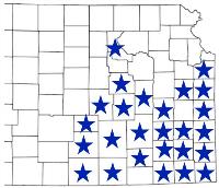 VSV in Kansas - Star Map