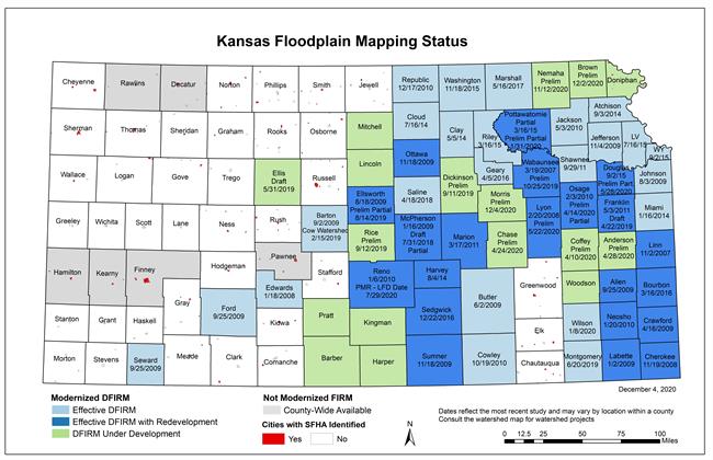 Floodplain Mapping Status 12-4-2020