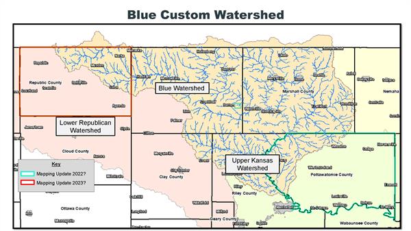 Blue Custom Watershed