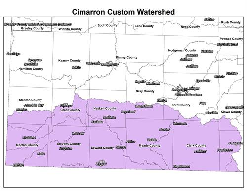 Cimarron Custom Watershed Area